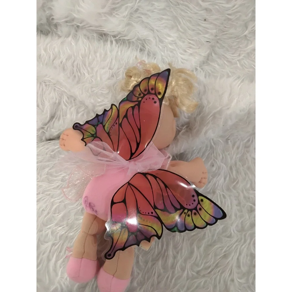 Vintage 1995 Cabbage Patch Kids Butterfly Fairy‎ Doll Pink Tutu Blonde Mattel